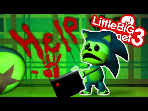 Sonic Gets Trapped in a Haunted House - Horror Level - LittleBigPlanet 3 PC Gameplay | EpicLBPTime