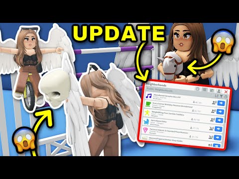 CUSTOM SERVERS, Voice Chat, Stage Items, + MORE! *Bloxburg Update*