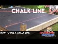 Understanding the Use of a Chalk Line