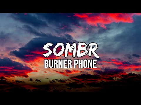sombr - burner phone (Lyrics) | Call me on your burner phone