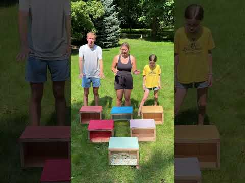 Don’t Jump in the Wrong Box! #game #family #prank #food