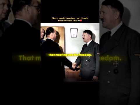 Indian freedom fighter Subhas Chandra Bose met Adolf Hitler in Germany. #shorts #shortsfeed #modi