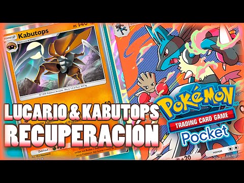 🥊LUCARIO + KABUTOPS, "RECUPERACIÓN SIN PARAR"🥊 | Pokémon TCG Pocket.