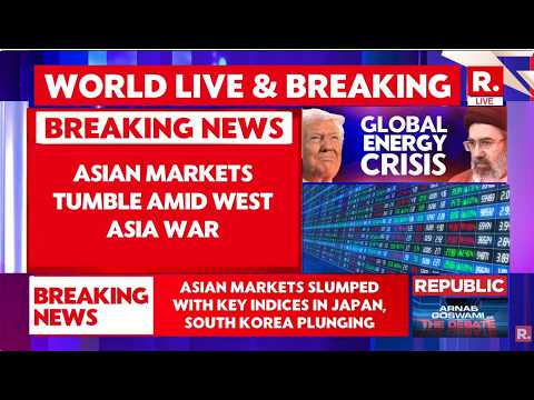 LIVE: Nifty, Sensex Down 1% In Pre-Market Session, Asian Markets Tumble Amid War & S. Korea Plunging