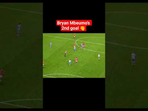 Bryan Mbeumo with a brace, watch his 2nd goal 😂. #love #goal #mbeumo #manchesterunited #win