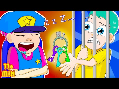 Escape From the Police Station + More Nursery Rhymes and Kids Songs