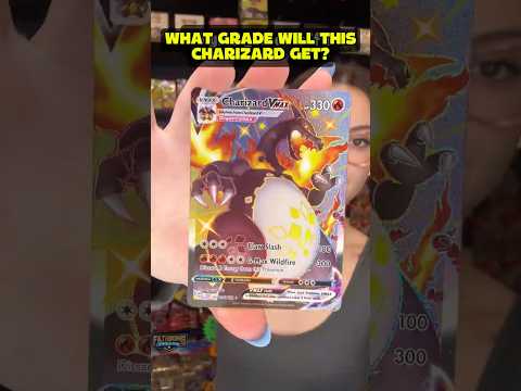 Guess the grade of this Charizard #pokemoncards #charizard #shiningfates