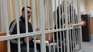 Журналист Александр Дорогов выступает в путинском суде и заявляет о фальсификациях