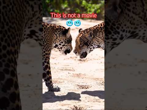 The Untamed Battle Between Two Powerful Jaguars #jaguar #vs #jaguar #fight #wildlife #animals