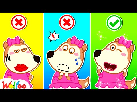 👄 Di mana mulut Lucy? 📺 Animasi Anak Terbaik | Wolfoo Indonesia