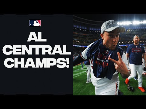 Land of 10,000 rakes! The Twins smashed their way to their third AL Central title in five years! video clip