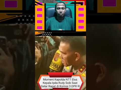 Momen Kapolda NTT Elus Kepala Ipda Rudi Soik #shortsvideo #viralvideo #new