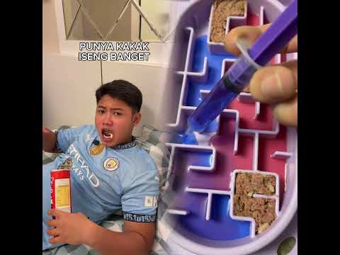 KAKAK ISENG BANGET KE ADLI🤣😱🤣😱 #tiktokuni #fypシ゚viral #pov #foryoupage #fypツ