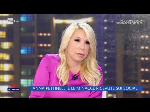 Anna Pettinelli e le minacce ricevute sui social - La Vita in diretta - 03/11/2023