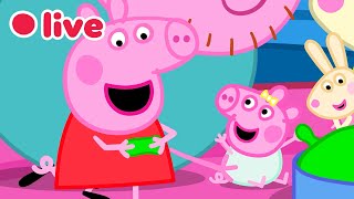 🔴 Peppa Pig BABY EVIE Episoden LIVE 🍼 Die Besten Momente von Evie 🥹 Cartoons für Kinder