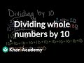 Dividing Whole Numbers by 10: Key Concepts and Patterns