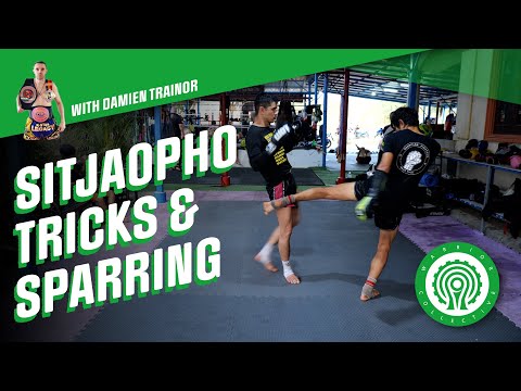 Sitjaopho Muay Thai Tricks and Sparring with Kru F and Kru O