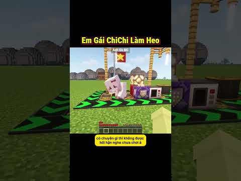 Hoán Đổi ChiChi Thành Heo Và Cái Kết ??! 🤣 - Tập 1333 #shorts #minecraft
