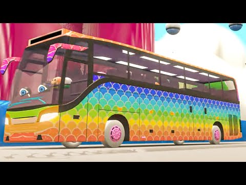 All Aboard! The Bus Song for Kids with Wheels On The Bus by Kids Channel Nursery Rhymes