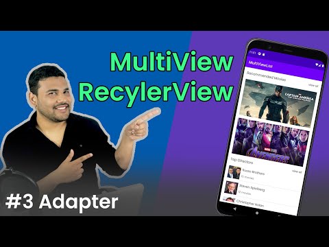 RecyclerView with Multiple View Types – #3 RecyclerViewAdapter