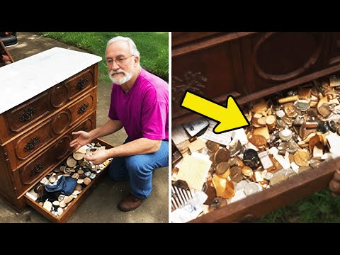 Man Koopt Vreemde 125 Jaar Oude Kast Voor $100. Bij Het Openen Begint Hij Te Schreeuwen!