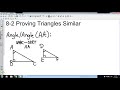 Triangle Similarity and Properties