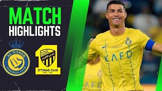 Christiano Ronaldo Goal: Al Nassr 4 vs 2 Al Ittihad Match Highlights || Saudi Pro League highlights