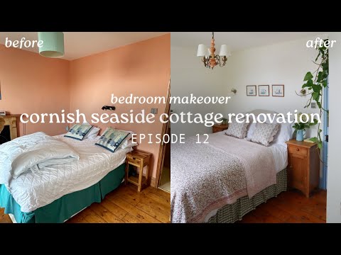 Seaside Cornish Cottage ep.12 BEDROOM MAKEOVER BEFORE & AFTER