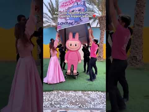 ❤️ Surprised My Mom With Worlds Biggest Labubu!