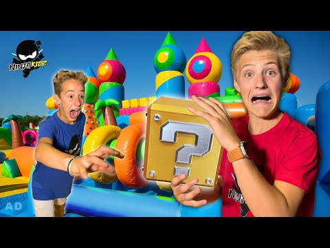 EXTREME HIDE and SEEK in World's BIGGEST Bounce House!