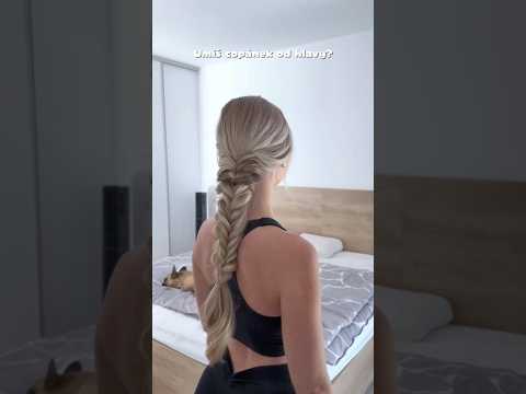 👱🏼‍♀️ Rychlý a jednoduchý účes. 🩷 #vlasy #hairstyle