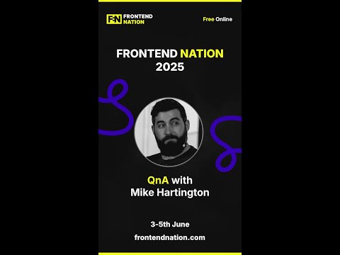 Mikes Advice For Dev's Who Want To Start Learning TypeScript | Frontend Nation 2025