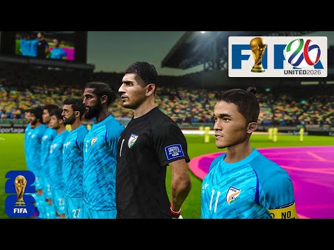 PES - INDIA vs AFGHANISTAN - FIFA World Cup 2026 USA - Full Match All Goals - Gameplay PC