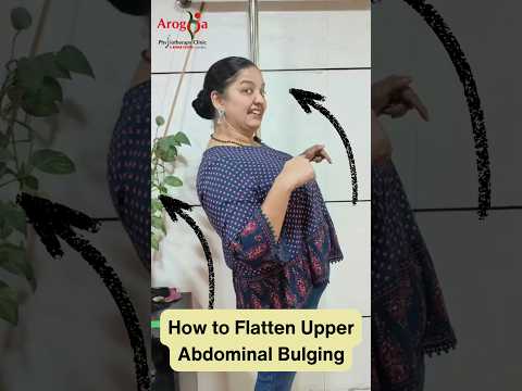 How to flatten the upper abdominal bulge by Pooja Pandey Tripathi #corestrength #abdominalseparation