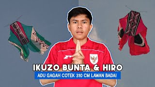 TARIANNYA MULUS! Uji Terbang Perdana Layang - Layang Cotek Bunta & Hiro 310 cm Spesial Musim 2025