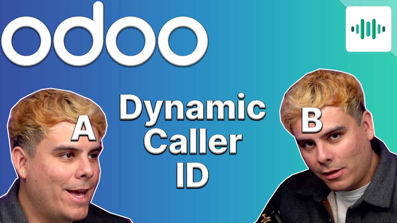 Dynamic Caller ID | Odoo VoIP | 04.04.2024

In this video, learn how to use Dynamic Caller ID with Odoo VoIP. 0:00 Introduction 1:07 Axivox Dashboard 1:16 Default outgoing ...