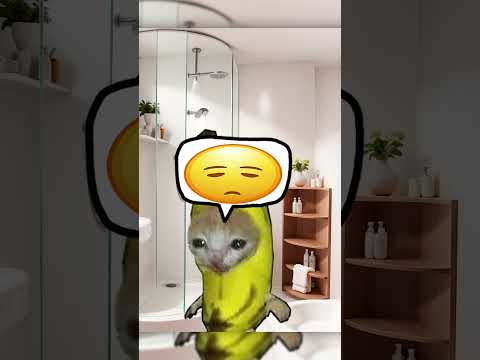 Banana Cat 🍌🐱 Escapes 🏃‍♀️💨From Nyon Cat 😹
