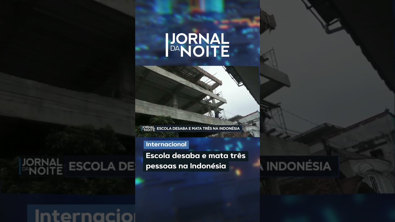 Escola desaba e mata três pessoas na Indonésia