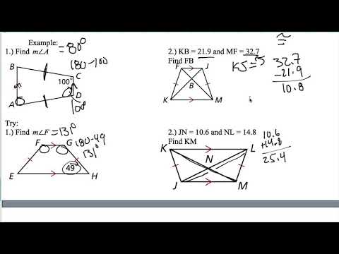 Trapezoids And Kites Worksheet Answers, Jobs EcityWorks