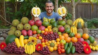 TOUR PELO MEU JARDIM DE FRUTAS RARAS MEDICINAIS! MEU JARDIM É MINHA FARMÁCIA