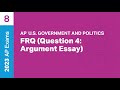 Navigating the Argument Essay in AP U.S. Government