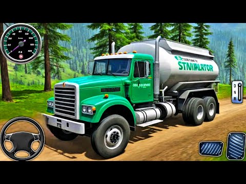 Offroad Oil Tanker Truck Driver 3D 2025 - Heavy Cargo Transporter Truck Driving - Android Gameplay