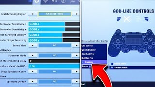 best fortnite console settings season 6 best ps4 xbox console settings custom controller - ps4 custom keybinds fortnite