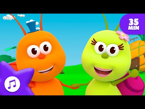 🎸O Rock dos Bichinhos 🦋 e Mais Músicas Infantis de BICHIKIDS 🐞 MIX 🌈 PARA CRIANÇAS