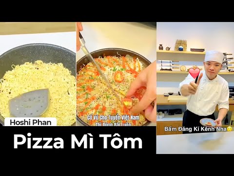 Pizza làm từ mì tôm cực đơn giản - Đăng Kí Kênh Nhé😊