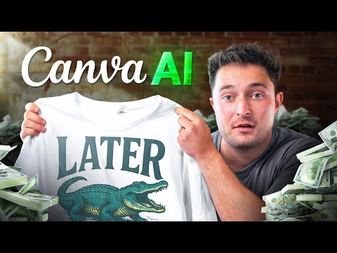 How To Make $900/Day Selling Canva AI T-Shirts