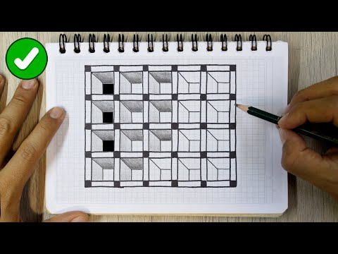 ✅ Dibujos 3D Faciles para Principiantes - Arte Facil - Easy Drawing