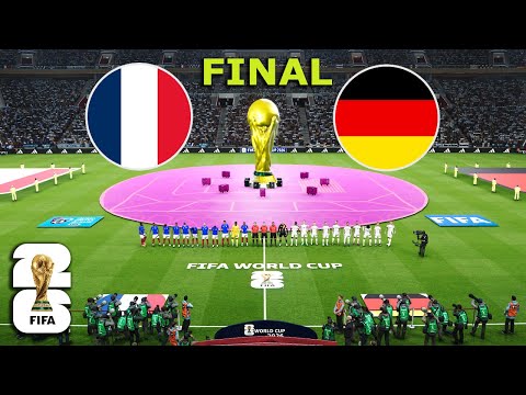 FRANCE vs GERMANY - FINAL  | FIFA World Cup 2026 USA | Full Match All Goals | PES Gameplay