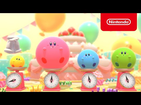 Kirby's Dream Buffet - Get Rolling and Munching Trailer - Nintendo Switch