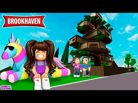 DESBLOQUIEI A NOVA CASA NA ÁRVORE DO BROOKHAVEN!! ROBLOX